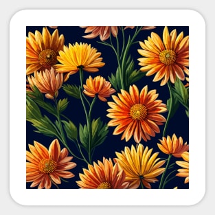 Botanical Elegance: Vintage Floral Wallpaper Sticker